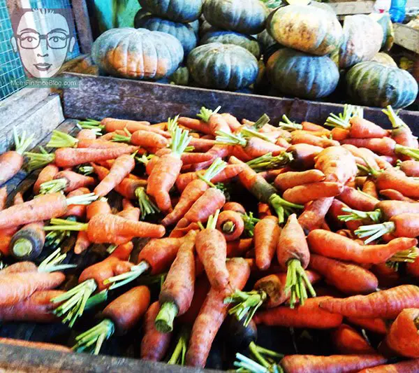 Squash, Carrots, Public Market, MomFinanceBlog