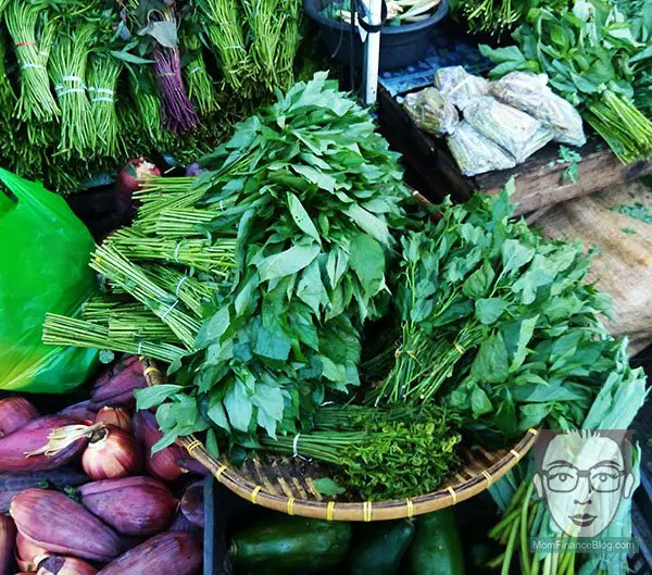Leafy vegetables, Public Market, MomFinanceBlog
