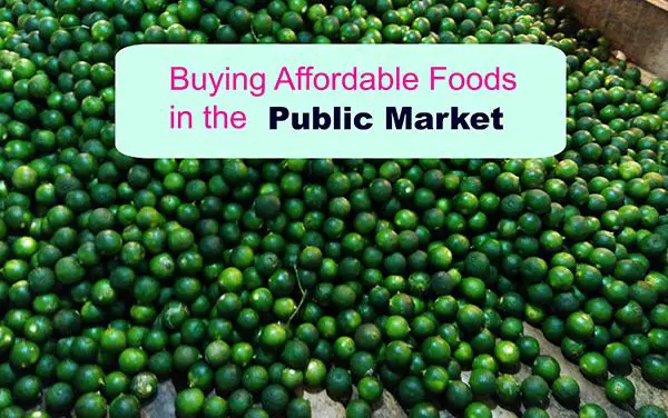 Buying Affordable Foods in the Public Market